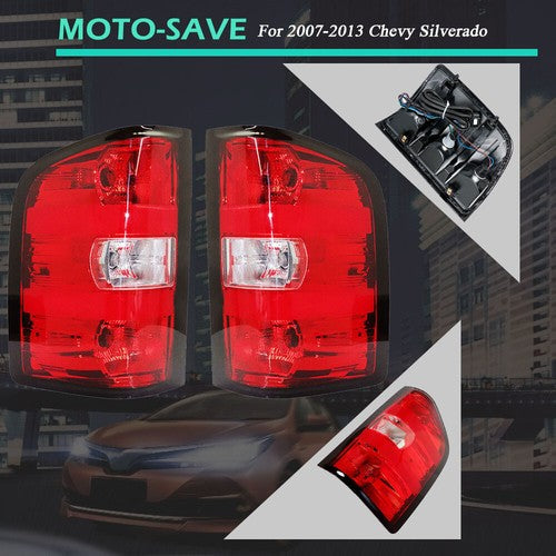 Tail Light For 2007-13 Chevy Silverado Pickup Brake Lamp Rear Left & Right Side