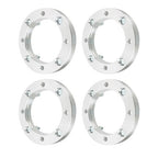 Wheel Spacers 4x156 1" 131mm M12x1.5 Silver 4Pcs For Polaris Polaris RZR 2015+