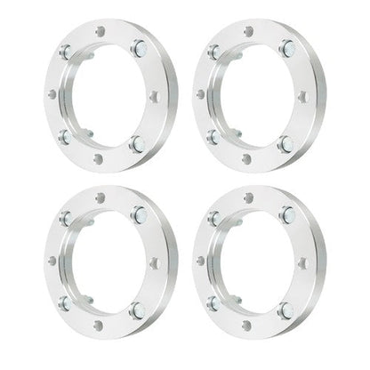 Wheel Spacers 4x156 1" 131mm M12x1.5 Silver 4Pcs For Polaris Polaris RZR 2015+