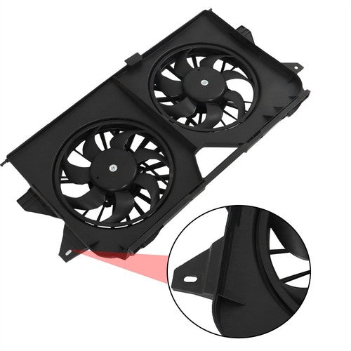 Fit For Dodge Caravan 2005 2006-2007 4677695AA Radiator Cooling Dual Fan 620042