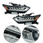 Fit For Nissan Maxima 2019 2020 2021 Front LED 1 Pair Headlights Assembly Set