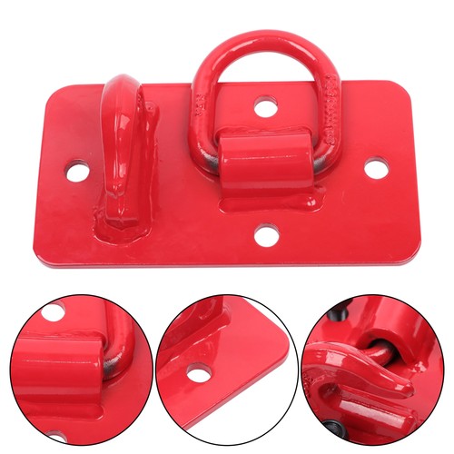 G70 Forged Steel Plate 3/8" Grab Hook with Backplate and D-Ring 15000 lbs 1Pair