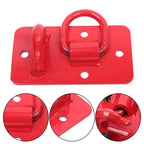 G70 Forged Steel Plate 3/8" Grab Hook with Backplate and D-Ring 15000 lbs 1Pair