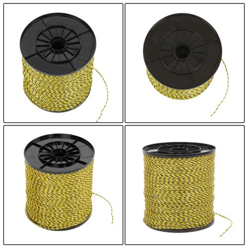 3500Ft 1067m 6 Stainless Steel Strands 1/8 inch 140 Pounds Electric Fence Wire