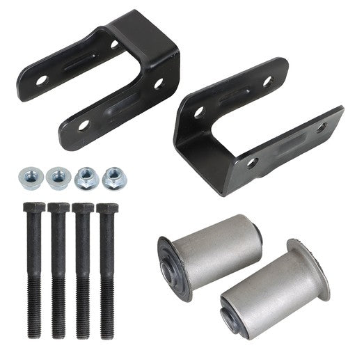 Rear Leaf Spring Shackle Kit LH & RH For Chevy S10 For Blazer/GMC Sonoma 94-05