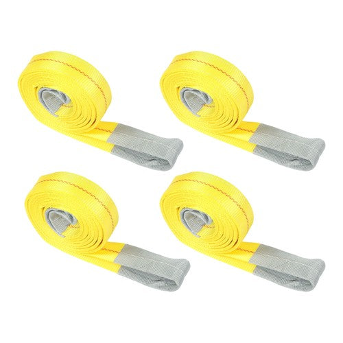 4Pack 10ft × 2in Lift Sling Straps Heavy Duty Lifting Slings Web Sling 14000lbs