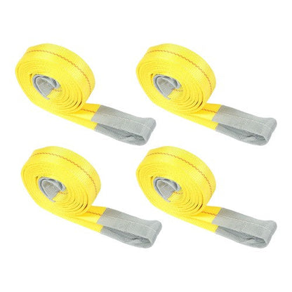 4Pack 10ft × 2in Lift Sling Straps Heavy Duty Lifting Slings Web Sling 14000lbs