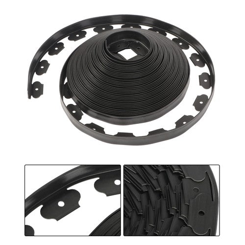 L-shaped Landscape Edging Border Kit 100' No-Dig Garden 1.5" Edge Lawn Border