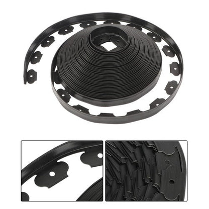 L-shaped Landscape Edging Border Kit 100' No-Dig Garden 1.5" Edge Lawn Border