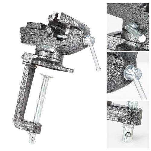 Universal 3.3 Inch Bench Vise Quick Adjustment Home Vise Dual-purpose Combined
