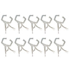 10 pc 11" Swivel Pad Locking C-Clamp Locking Pliers Entrained Rotary Gasket US
