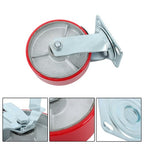 1 Pack 6" Casters Heavy Duty Industrial Caster Wheels Polyurethane Swivel Caster