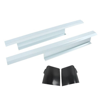 Corner + Outer Rocker Panel Compatible For Silverado GMC Standard 2007-2013 Cab