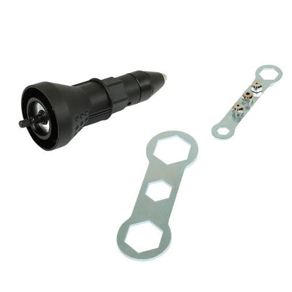 Electric Rivet Nut Gun Cordless Riveting Tool Insert Nut Adaptor Drill Adapter