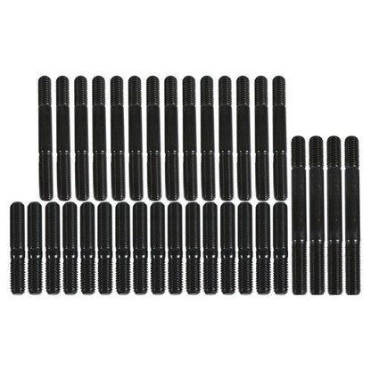 Fit For Chevrolet SBC 265 267 283 302 350 Small Block Black Cylinder Head Studs