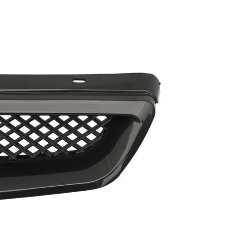 JDM Type R Black Mesh Front Hood Grille Grill for 1999-2000 for Honda Civic