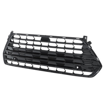 Mesh Front Grille Gloss Black For Grand Highlander 2024 2025 Without Camera Hole