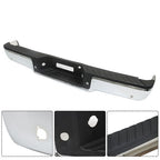 Rear Chrome Step Bumper Assembly For Ford F150 04-06 W/ Object Sensor Holes
