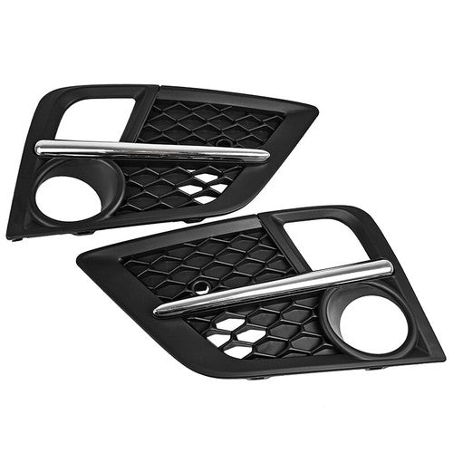 Front Bumper Fog Lights Lamps Cover w/Chrome Trim Fits 2018-2020 Honda Odyssey