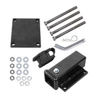 Brand New 4"- 4.5" Square Bolt-on Bumper Hitch Receiver 2 inch Receiver Opening