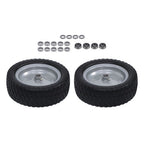 3.4' Axle Hole For Lawn Mower Solid Tire 2-Pack 13X5.00-6 Tire & Wheel Flat Free