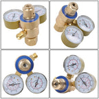 Oxygen Gas Regulator Welding Cutting Torch Pressure Gauge Fits Victor Brass NEW