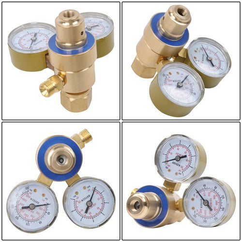 Oxygen Gas Regulator Welding Cutting Torch Pressure Gauge Fits Victor Brass NEW