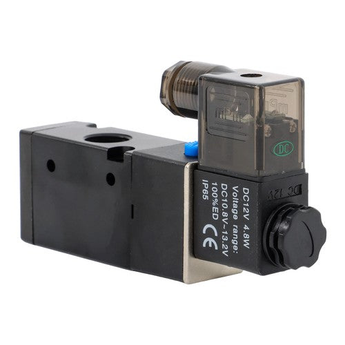 NEW DC 12V 3/8" Brass Electric Solenoid Valve for Water Air waterproof N/C IP65