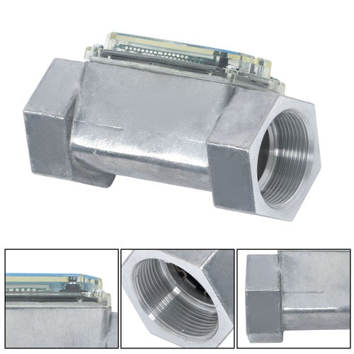1.5inch 10.5-74 GPM Digital Turbine Flow Meter For Liquid Flow Meter
