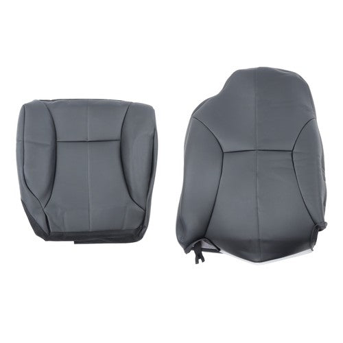 Black Driver Bottom & Top Seat Cover For Dodge Ram 1500 2500 3500 SLT 1998-2002