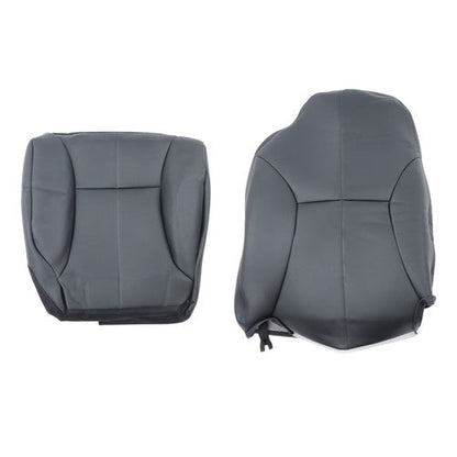 Black Driver Bottom & Top Seat Cover For Dodge Ram 1500 2500 3500 SLT 1998-2002