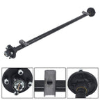 For trailers RVs trucks 4 lug-4' 57' Hub Face Trailer Axle w/ U-Bolt Kit 2000lbs