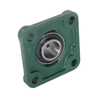 10PCS UCF205-16 Pillow Block Flange Bearing 1" Bore 4 Bolt Solid Base