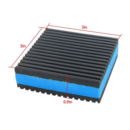 8 Pack 3" x 3" x 7/8" EVA Rubber Shock-absorbing Pad Anti Vibration Pads