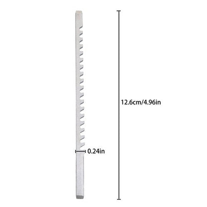 1/8" A Style 1/8" x 5" HSS Standard Keyway Broach With Shim LOC 13/64-1-1/8" New