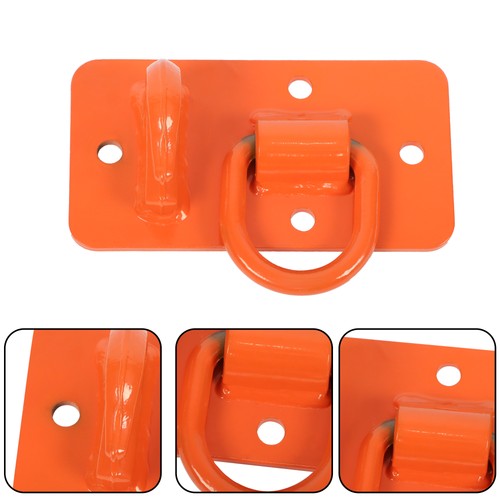 3/8" Tractor Bucket Hooks with Tie Down Ring, Grade 70 Forged Steel 2 Pack Bolt