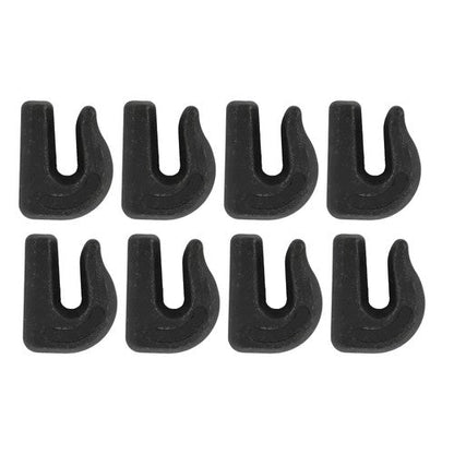 8Pcs G70 3/8" Weld On Chain Grab Hook Tow Hook Tractor Bucket Trailer Tie Down