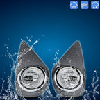 Pair Fog Lights Assembly Wiring+Switch+Cover For 15-16 Toyota Yaris 8122002110
