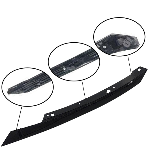 Black Grille Headlight Eyelid Molding Trim for 2016-2021 for Honda Civic