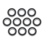 10 Pcs Premium 6208 2RS ABEC3 Rubber Sealed Deep Groove Ball Bearing 40x80x18mm