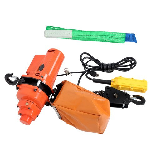 2200lbs Electric Chain Hoist 110V 10ft Lifting Height,10ft Wired Remote Control