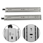 1 Pair 14 Inch Locking Drawer Slides Full Extension & Lock 150lbs Capacity