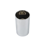 Semi Truck 33mm Chrome Wheel Axle Covers w/ Hub Caps Lug Nuts