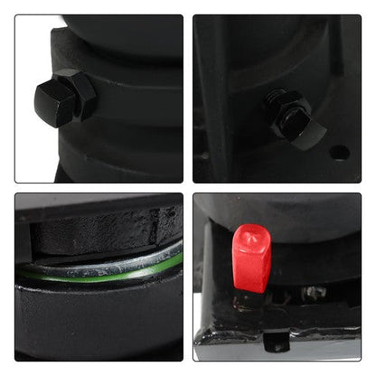 Black C5G 12''-16'' Adjustable Cushioned 5th Wheel to Gooseneck Adapter New
