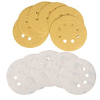100 Pack 5 Inch 8-Hole 100 Grit Hook-and-Loop Sanding Disc Sander Paper
