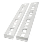 2Pcs Aluminum 80"������������������15" Ramps 6000 LBS Hook End Knife For Truck Car Auto Trailer
