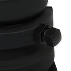 Black C5G 12''-16'' Adjustable Cushioned 5th Wheel to Gooseneck Adapter New