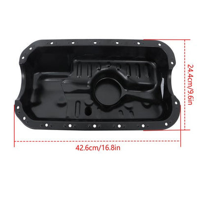 For Honda CRX Coupe 1988-1991 l4 1.5L 1.6L Black Engine Oil Pan 11200-PM3-010