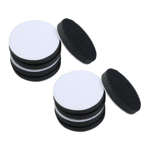 10 Pcs 3" Soft Foam Interface Sponge Pad for Random Orbital Sander - Hook & Loop