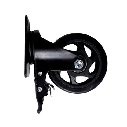 4 Inch Universal Heavy Duty Swivel Caster Wheels × 4 with Brakes Black
